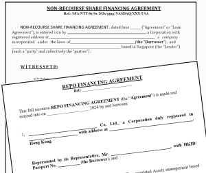 Non-Recourse Stock Loan Agreement